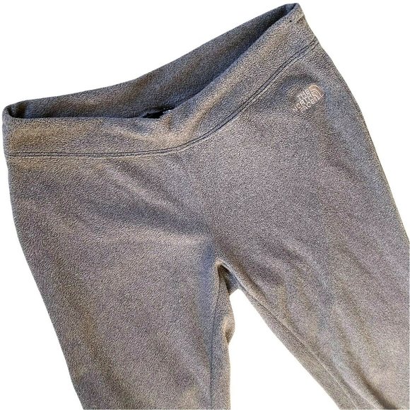 The North Face Fleece Sweat Pants Women's Size XS Gray Back Zip Straight Leg - Picture 1 of 10
